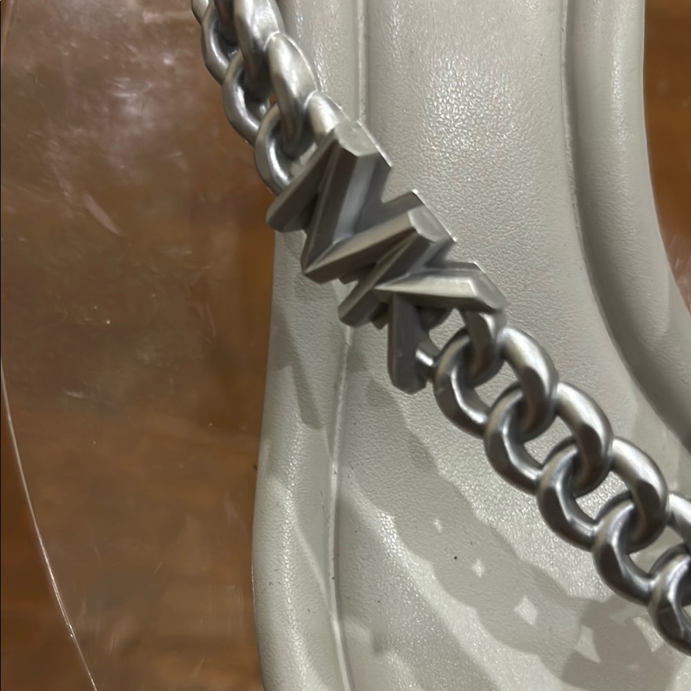 Michael Kors Silver Women's Sandals - Picture 2 of 3